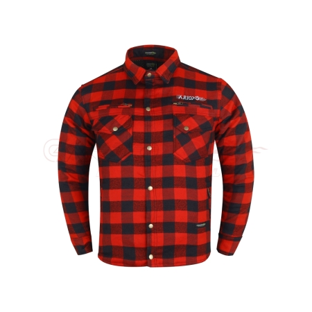 Men Motorcycle Armored Kevlar Flannels Shirts